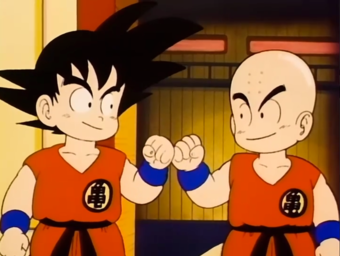 Picture of Goku and his Friend